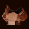 Libby Hurley Halfbreed Barrel Saddle